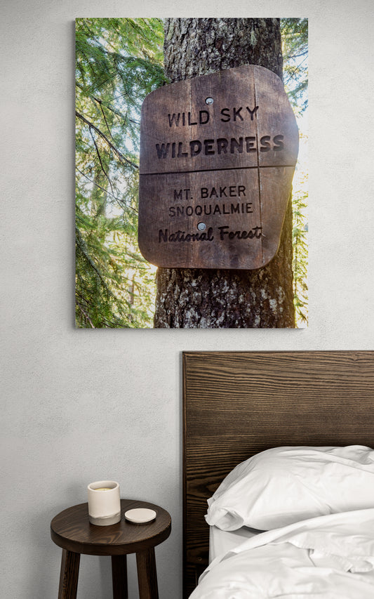 Wild Sky Wilderness Sign